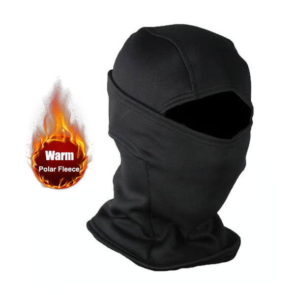 Outdoor Cold-Proof Ski Balaclava Mask, Fleece-Lined Helmet Liner for Motorcycle, Cycling & Snow Sports