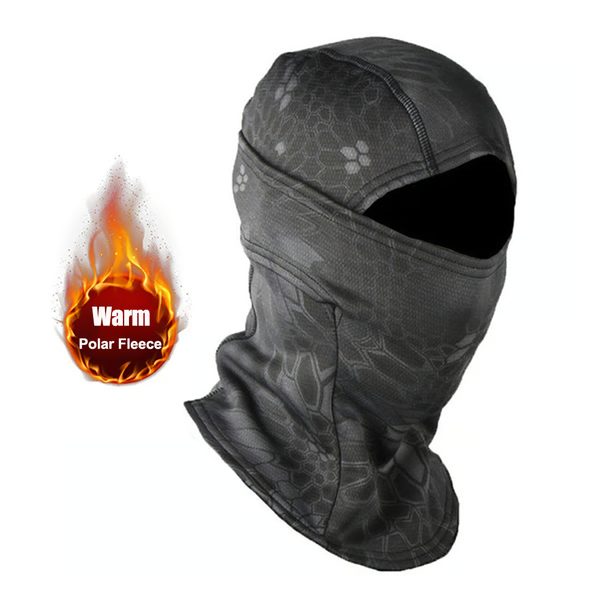 Outdoor Cold-Proof Ski Balaclava Mask, Fleece-Lined Helmet Liner for Motorcycle, Cycling & Snow Sports