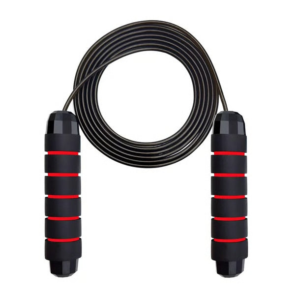 Ball Bearings Adjustable Tangle Free Speed Wire Jump Rope Workout & Slim Body Fitness Rope with Foam Handles