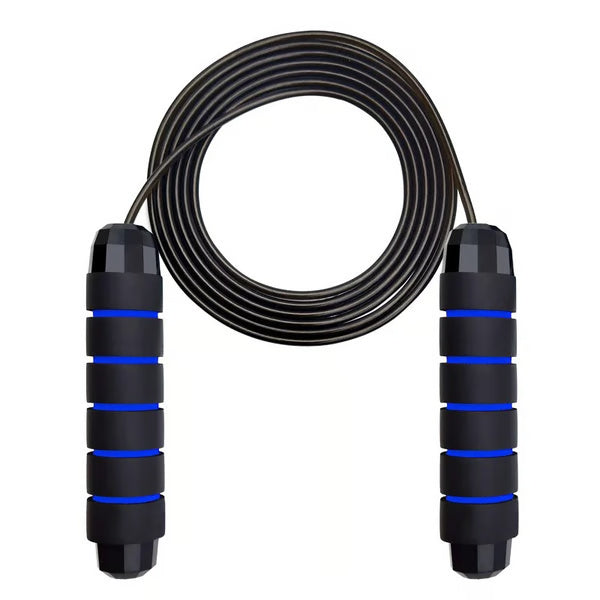 Ball Bearings Adjustable Tangle Free Speed Wire Jump Rope Workout & Slim Body Fitness Rope with Foam Handles