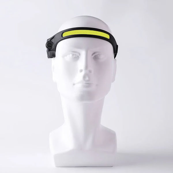 Sensor Headlamp LED, Rechargeable Head Flashlight with 3 Lighting Modes for Fishing, Camping & Outdoor Adventures