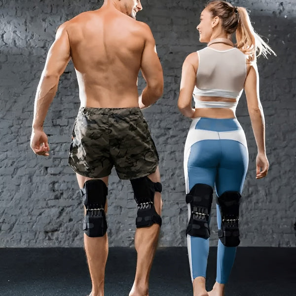 Power Knee Joint Support Pads – Breathable, Non-Slip Booster for Sports, Hiking & Perfect Gifts