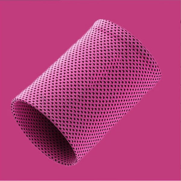 Cooling Wrist Brace Wristbands for Exercise, Breathable Wrist Sweatband Ice Sleeves for Sports, Fitness, and Injury