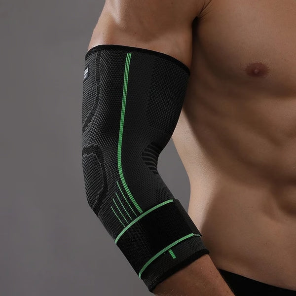 Compression Elbow Pads Support Sleeve for Tendonitis, Tennis Elbow & Joint Pain Relief