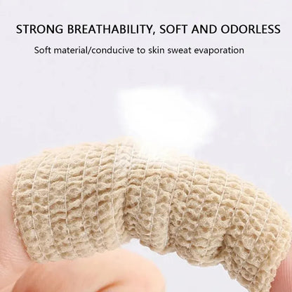 Self Adherent Cohesive Bandage Wrap, Stretch Non-Woven Self Adhesive Tape for Sports & Wound Care
