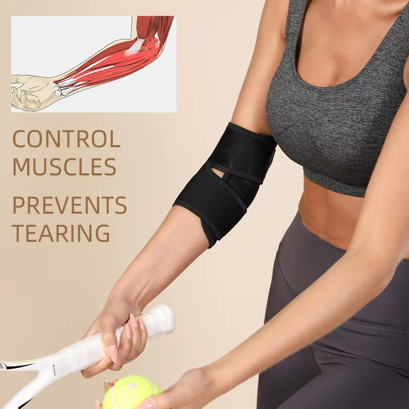 Elbow Support Sleeve for Tennis Elbow, Fitness Compression Brace, Tendonitis Treatment and Golf Pain Reduction