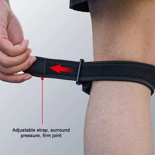 Adjustable Patella Strap Knee Support for Pain Relief and Sports Stability