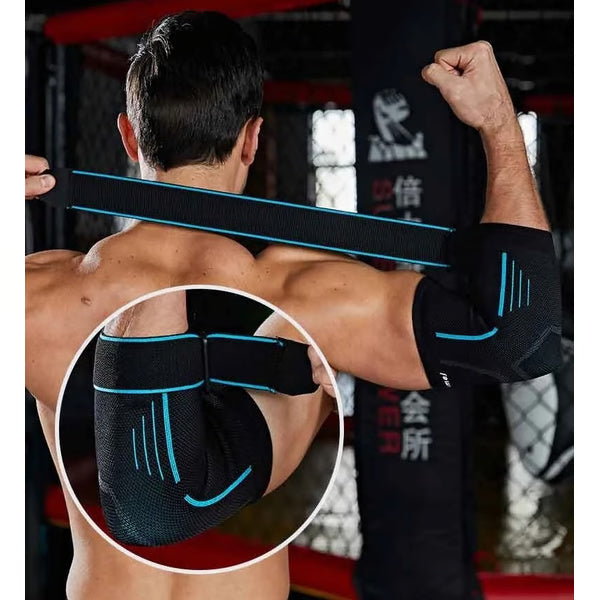 Compression Elbow Pads Support Sleeve for Tendonitis, Tennis Elbow & Joint Pain Relief