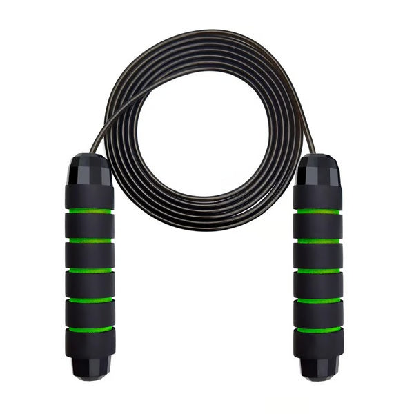 Ball Bearings Adjustable Tangle Free Speed Wire Jump Rope Workout & Slim Body Fitness Rope with Foam Handles