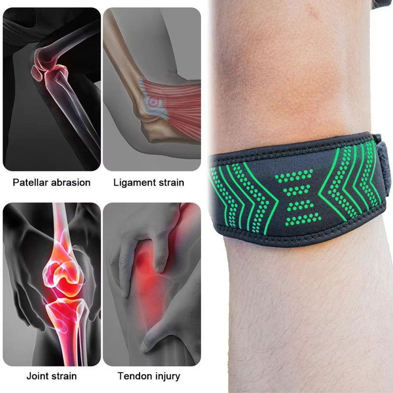 Adjustable Patella Strap Knee Support for Pain Relief and Sports Stability