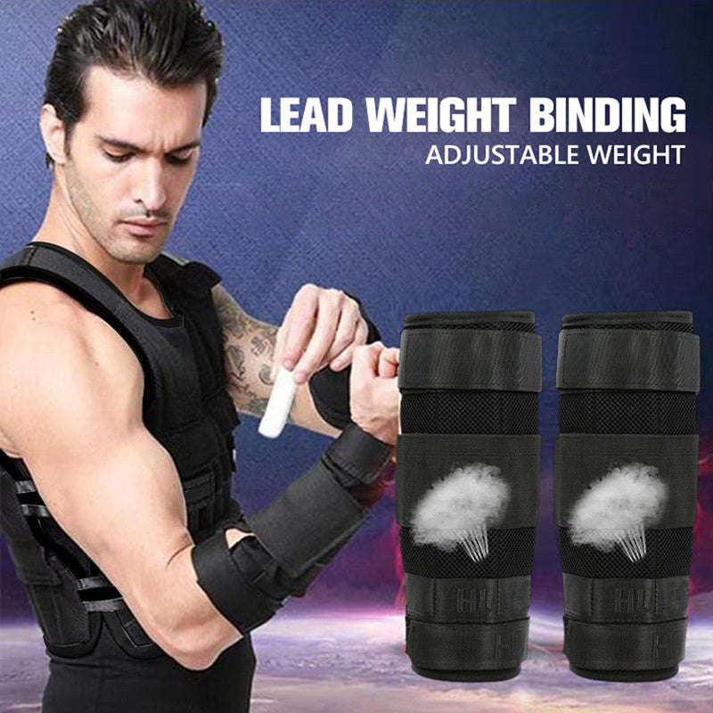 Adjustable Ankle Weights Support Brace Strap, Shock Guard for Running, Walking, Crossfit, Leg Strength Training