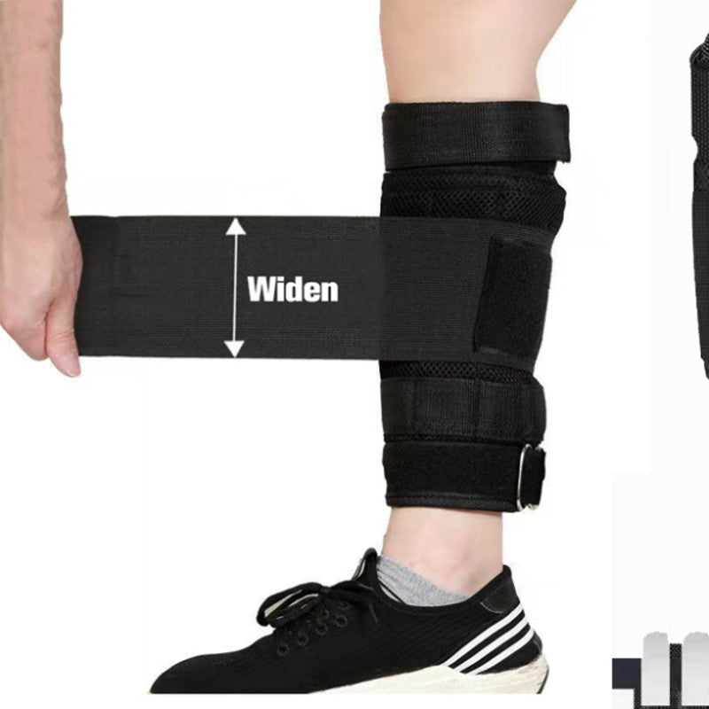 Adjustable Ankle Weights Support Brace Strap, Shock Guard for Running, Walking, Crossfit, Leg Strength Training
