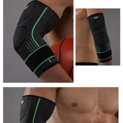Compression Elbow Pads Support Sleeve for Tendonitis, Tennis Elbow & Joint Pain Relief
