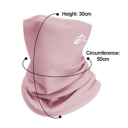 Velvet Winter Neck Gaiter, Thermal Running Bandana Scarf for Cold Weather, Riding & Outdoor Activities