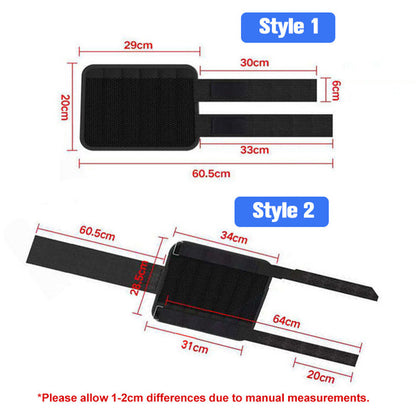Adjustable Ankle Weights Support Brace Strap, Shock Guard for Running, Walking, Crossfit, Leg Strength Training
