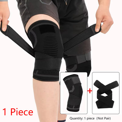 Outdoor, Basketball, Weightlifting Knee Brace Knee Pad with Nylon Sport Compression