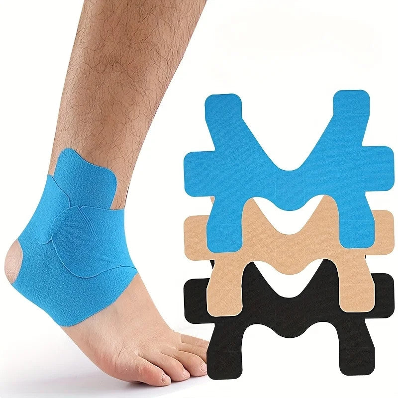 2pc Breathable Self Adhesive Compression Wrap, Elastic Support Bandage for Sports Injury Support Muscle Strains