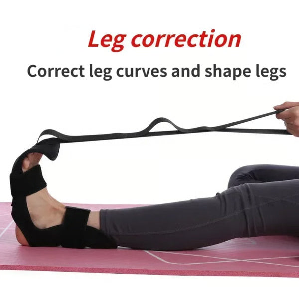 Yoga Leg Stretching Band, Professional Flexibility Stretcher for Rehabilitation, Fitness & Plantar Fasciitis Relief
