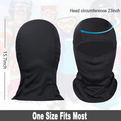 Breathable Full Face Mask Balaclava Ski Mask for Men & Women Ideal for Skiing & Outdoor Sports